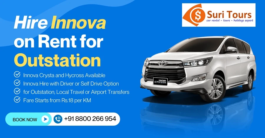 Innova on rent in Chanakya Puri