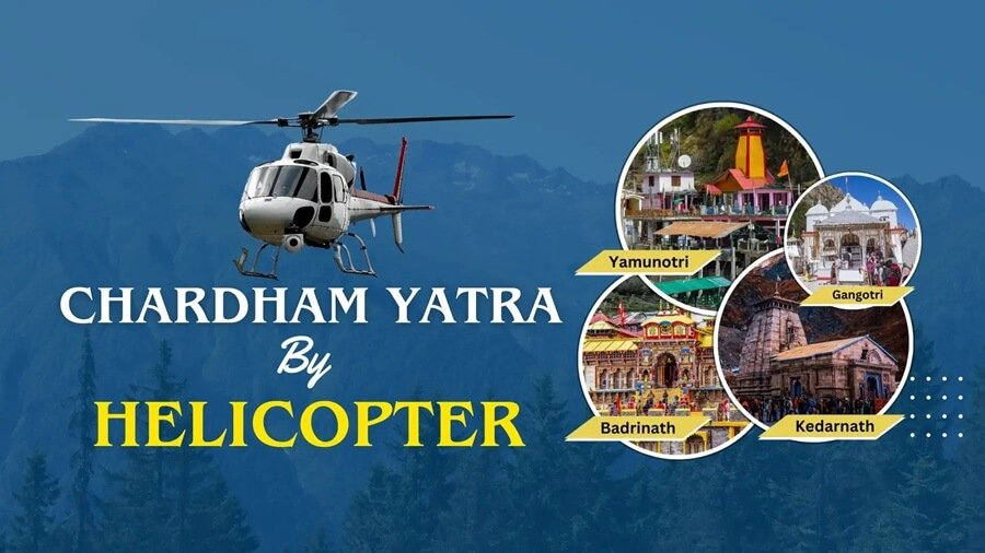 Helicopter shuttle service for Kedarnath pilgrims from Phata/Sirsi helipads