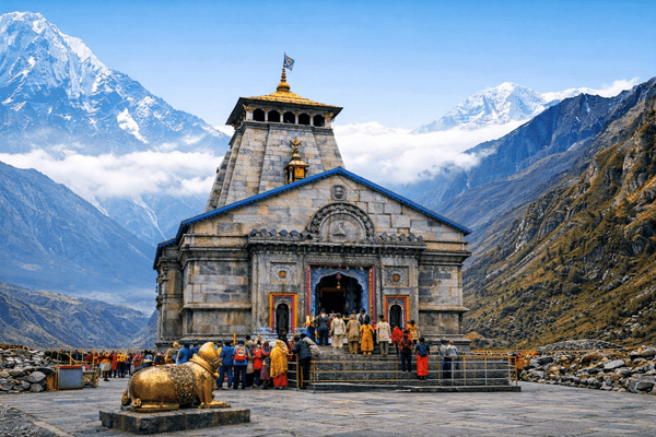 Kedarnath Temple — Jyotirlinga of Lord Shiva at 3,583 meters in Rudraprayag, Uttarakhand