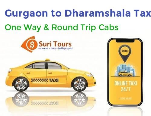 Gurgaon to Dharamshala taxi — AC cab for one way and round trip